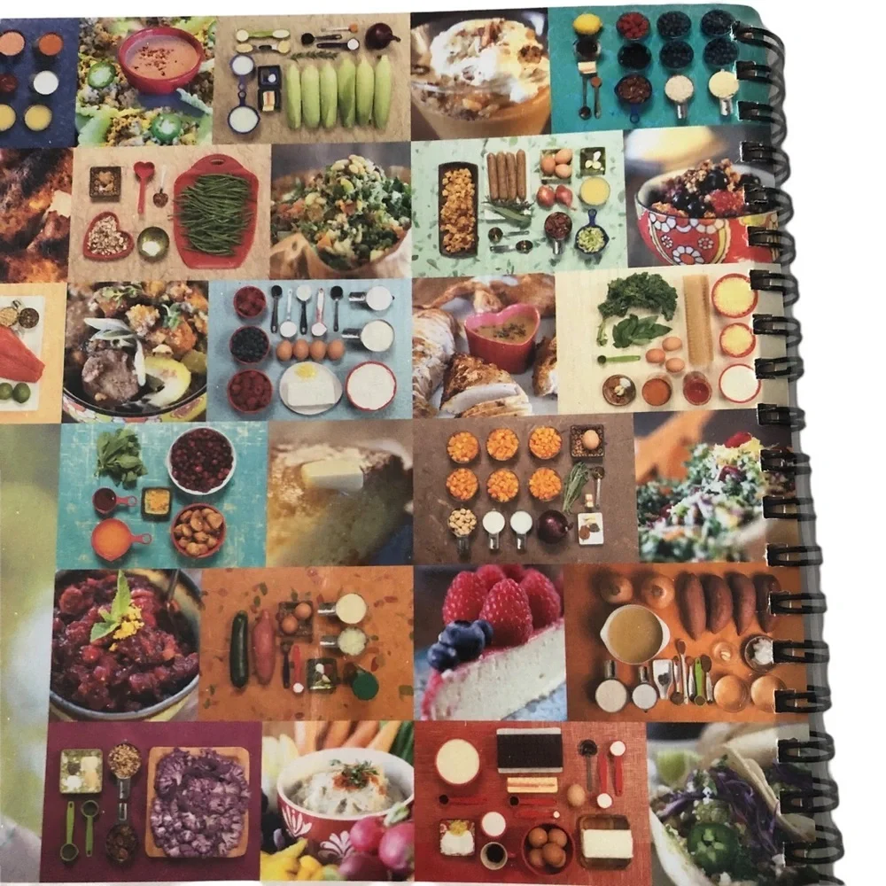 𝅺Healthy Happy Holiday Cookbook Thanksgiving Christmas Classic Spiral Wrapped